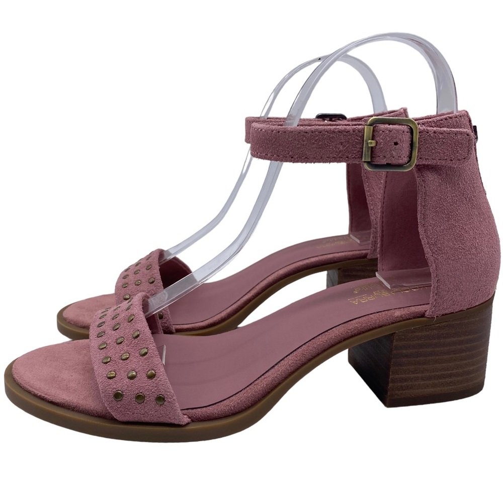Koolaburra by UGG Sandals Bellen Pink Suede Strappy Barbie Barbiecore Size 6 - Picture 2 of 15